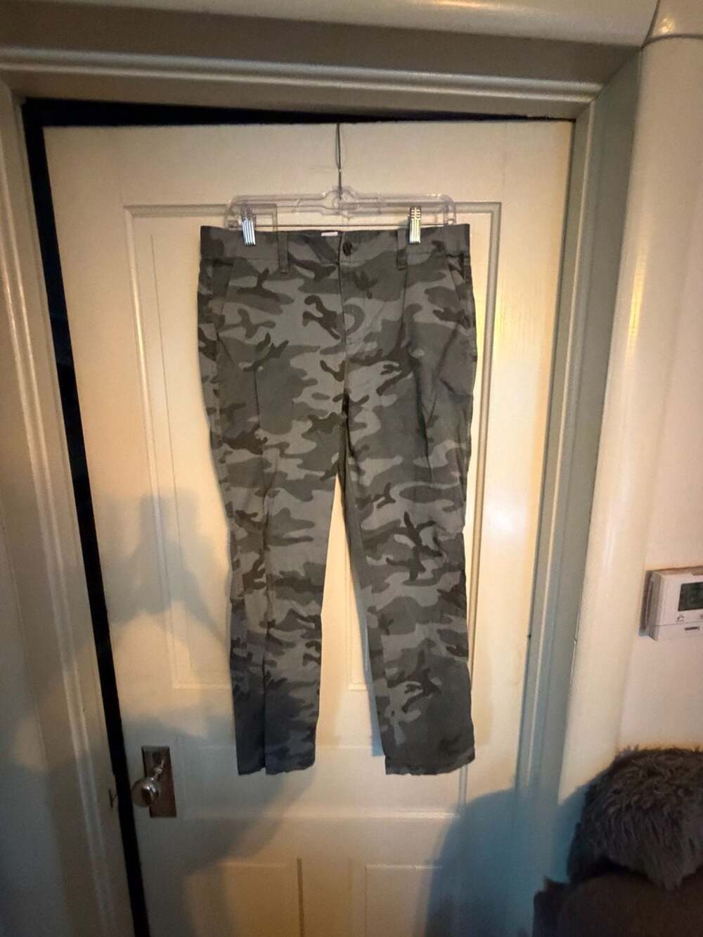 Gap Girlfriend Chino Size 8 Green Camouflage Camo Pants